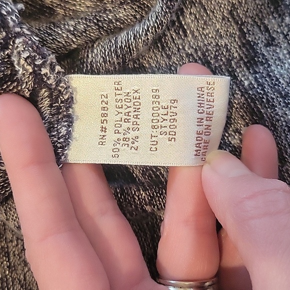 Max Studio layered sweater tunic top size small - Picture 7 of 8